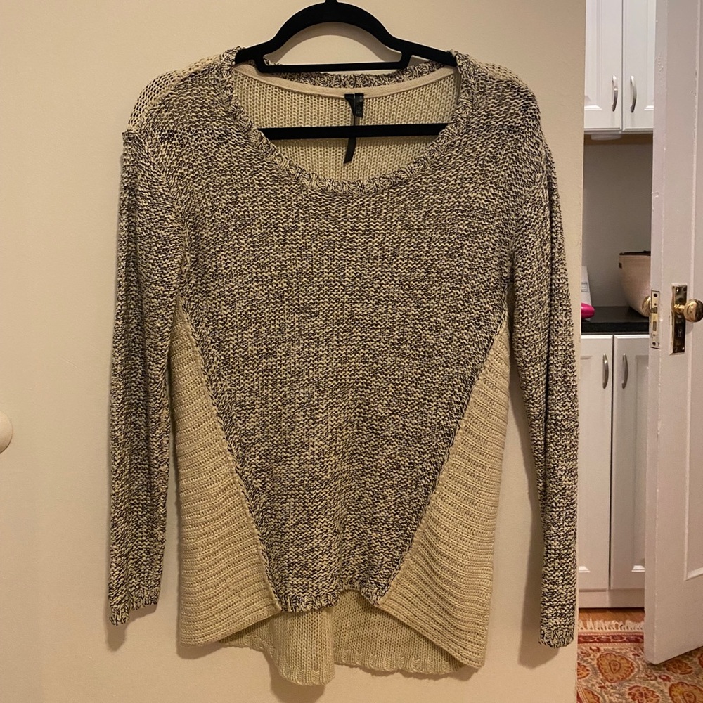 Razzledazzle knitted sweater black and cream